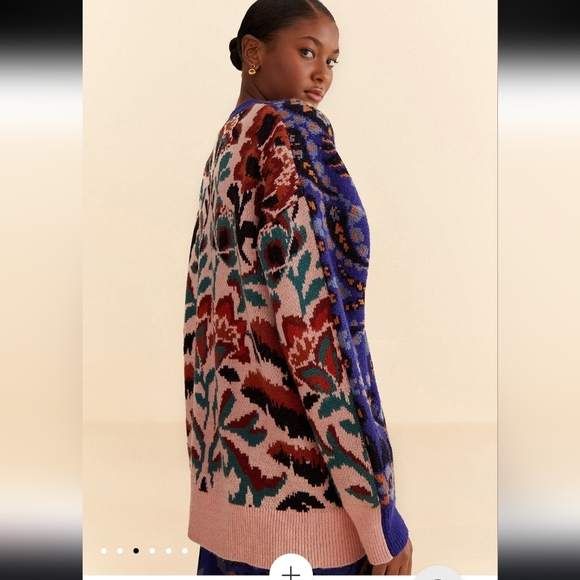 Farm Rio Mixed Prints Cardigan - Picture 3 of 8